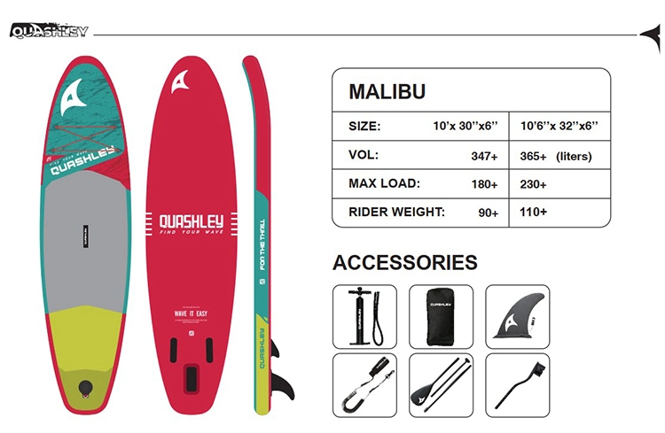 Quashley Dropshipping Inflatable Stand up EPS Yoga Paddle Board with Seat